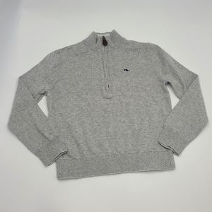 Vineyard Vines boys' cashmere blend 1/4 zip sweater size 4